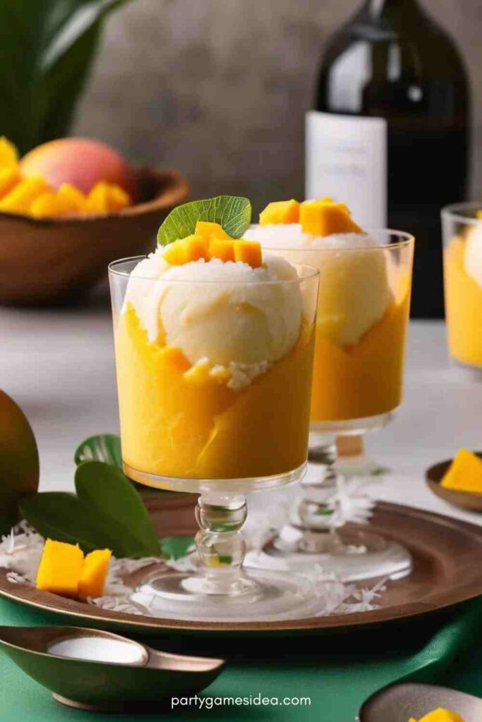 Mango and Coconut Sorbet