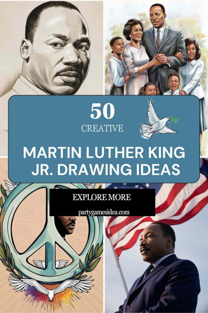 Martin Luther King Jr. Drawing Ideas