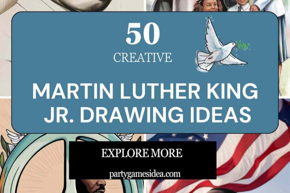 Martin Luther King Jr. Drawing Ideas