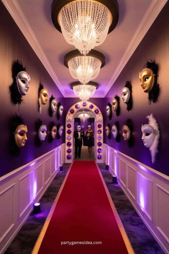 Masquerade-Themed Entrance