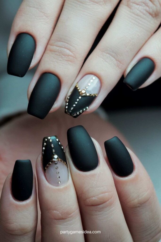 Matte Black Elegance