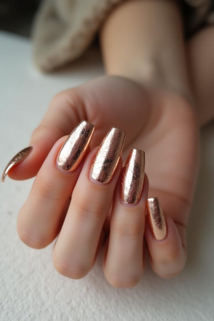 Metallic Foil Nails