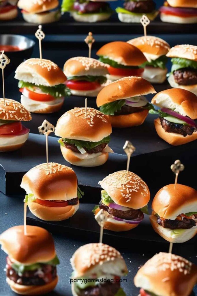 Mini Sliders with Gourmet Fillings