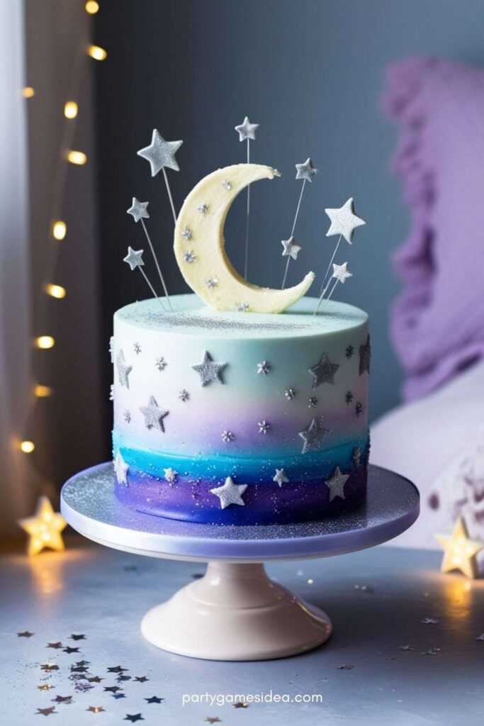 Moon and Stars Cake