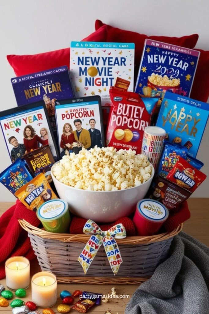 Movie Night Basket