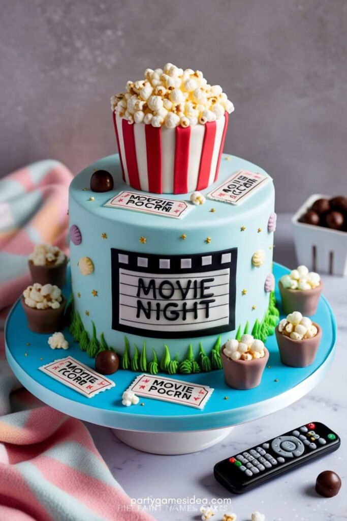 Movie Night Cake