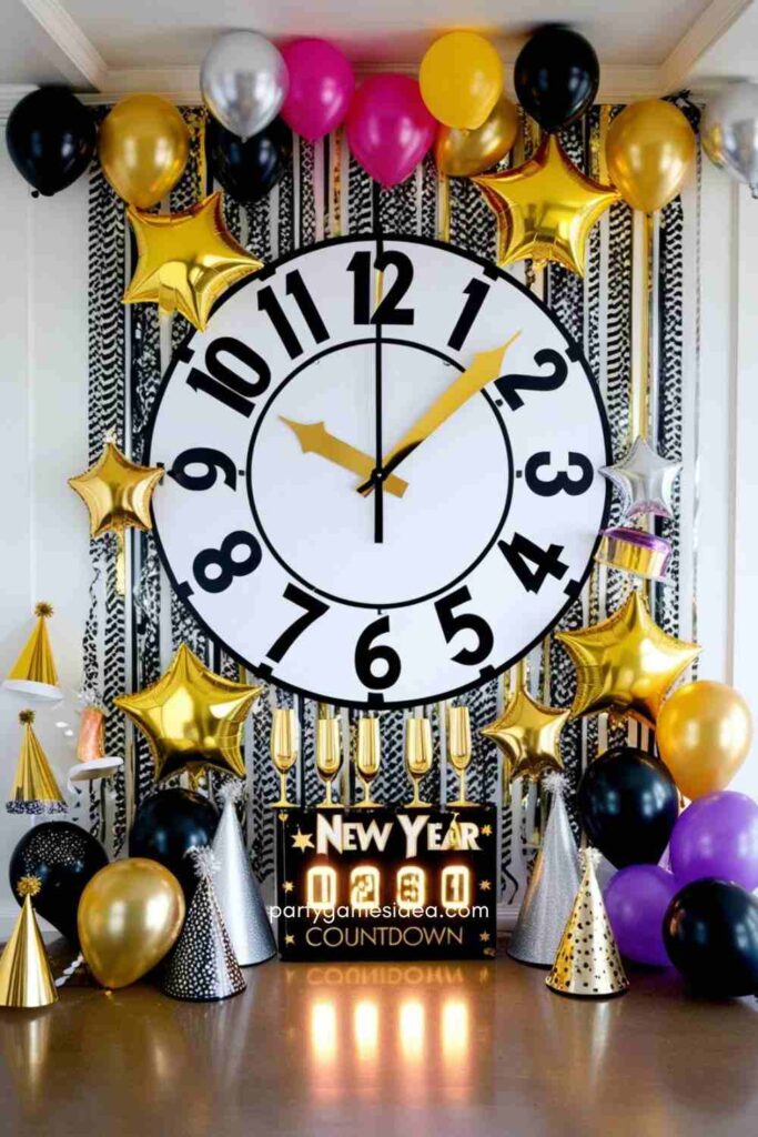 New Year Countdown Wall