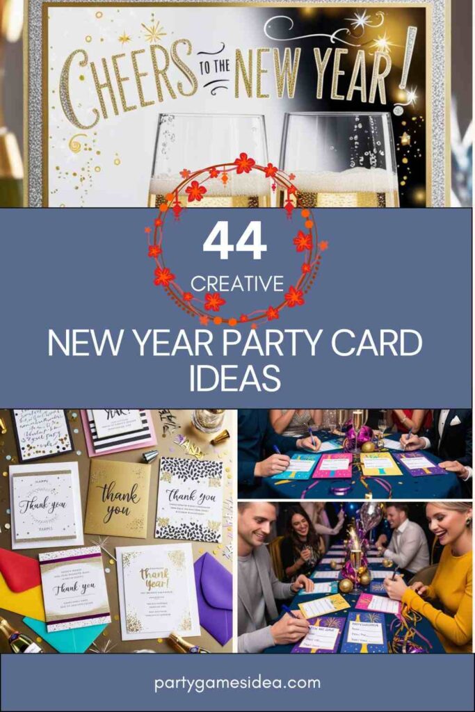 New Year Party Card Ideas