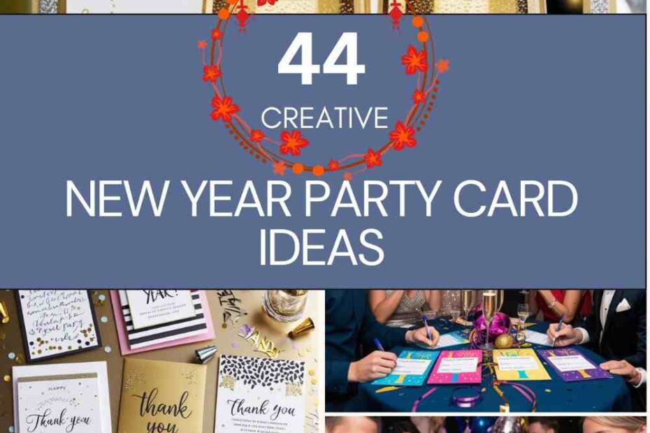 New Year Party Card Ideas