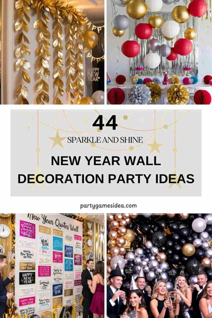 New Year Wall Decoration Party Ideas