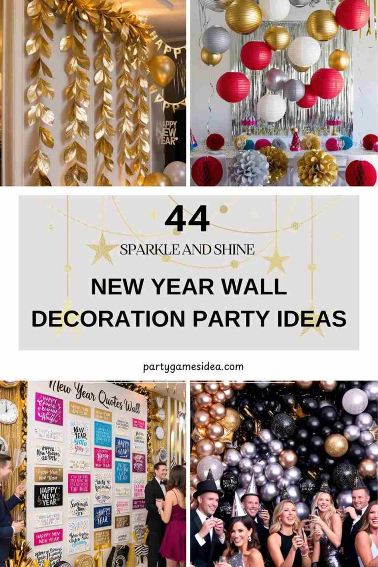 44 Sparkle and Shine New Year Wall Decoration Party Ideas - Fun Party ...