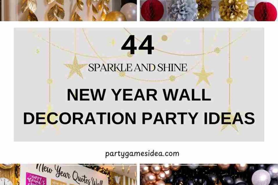 New Year Wall Decoration Party Ideas