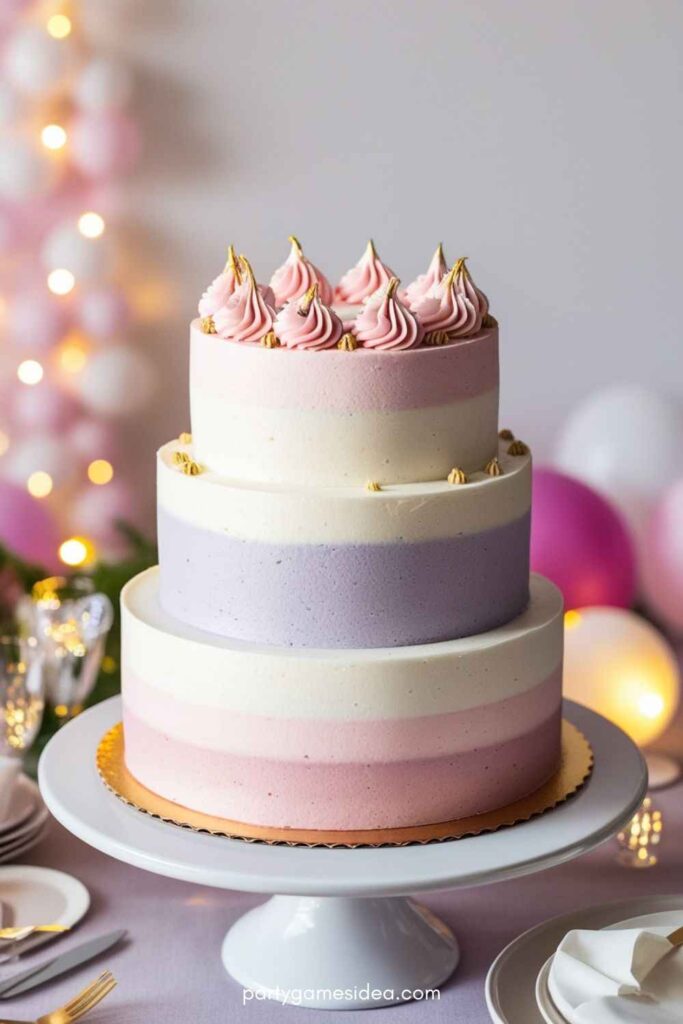 Ombre Buttercream Cake