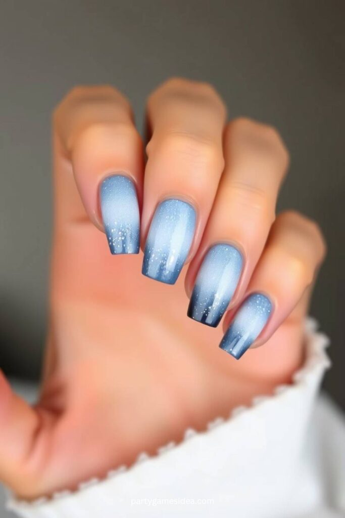 Ombre Glitter Nails