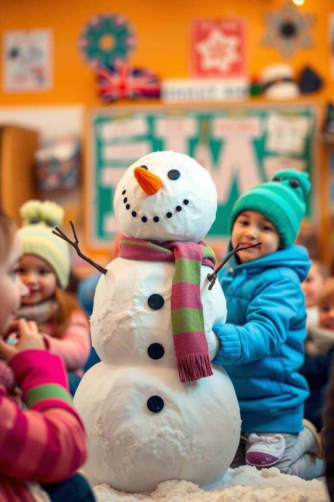 Pin the Nose on the Snowman