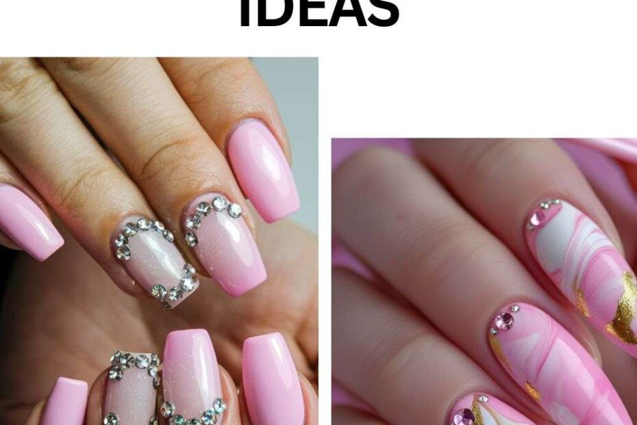 Pink Party Nails Ideas