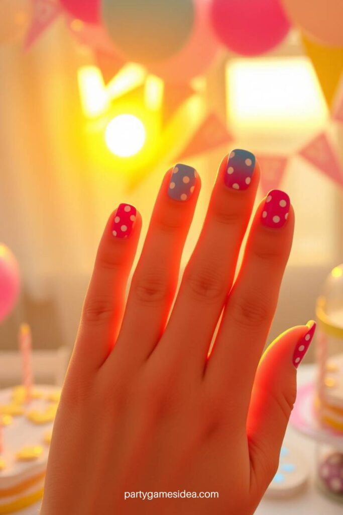 Polka Dot Nails