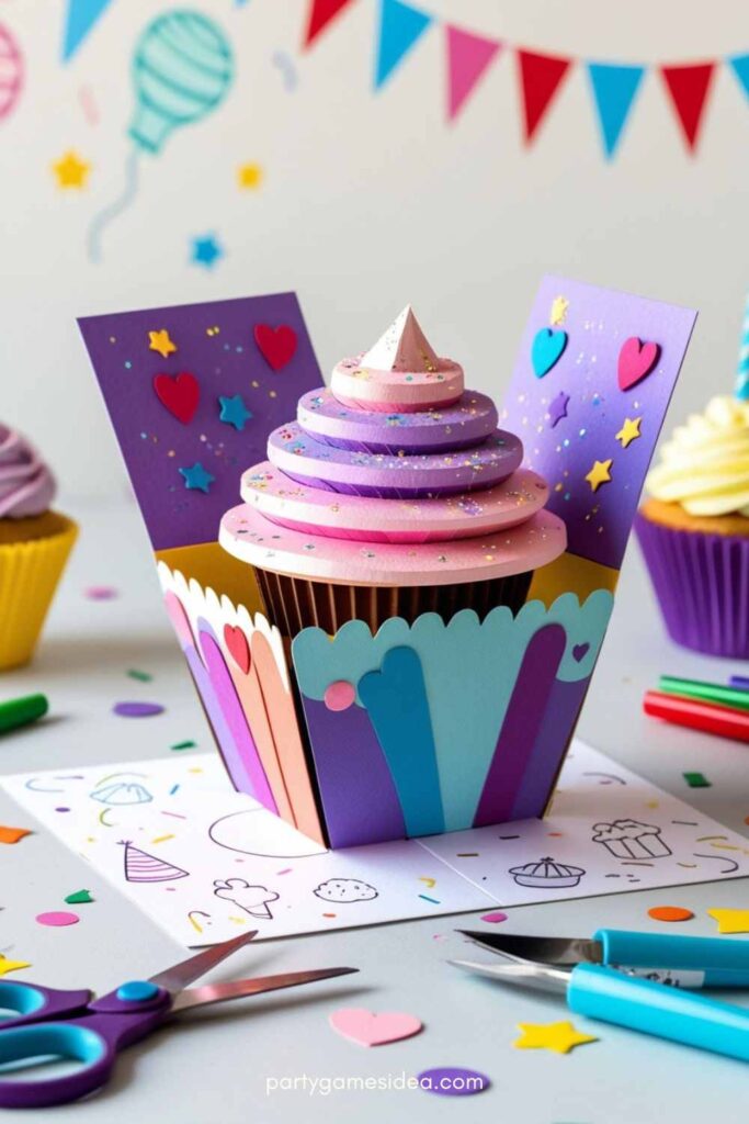 Pop-up Cupcake Card