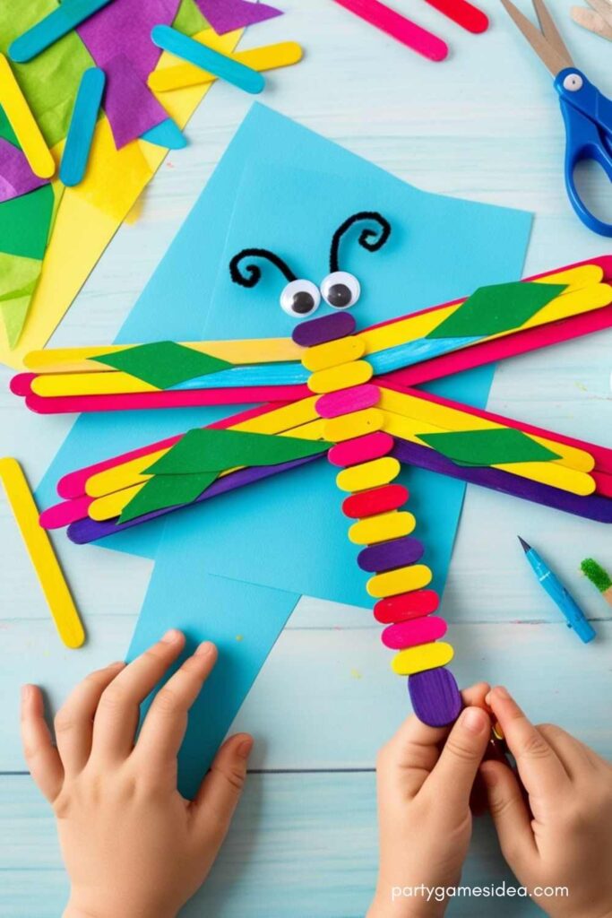 Popsicle Stick Dragonfly