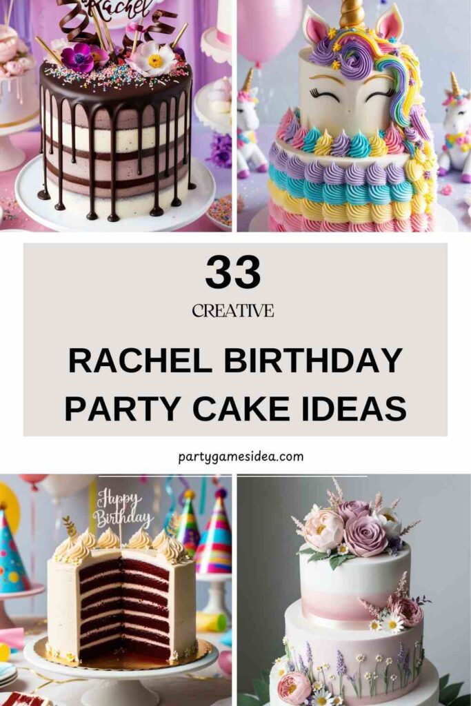 Rachel Birthday Party Cake