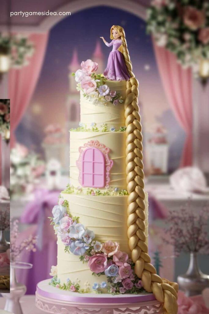 Rapunzel Tower Cake