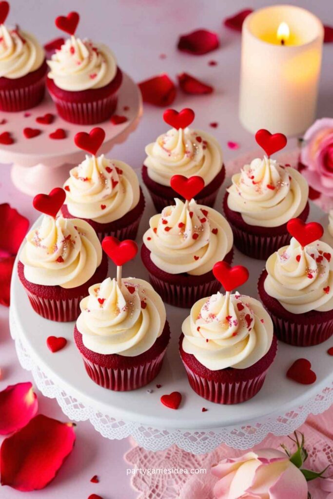 Red Velvet Love Cupcakes