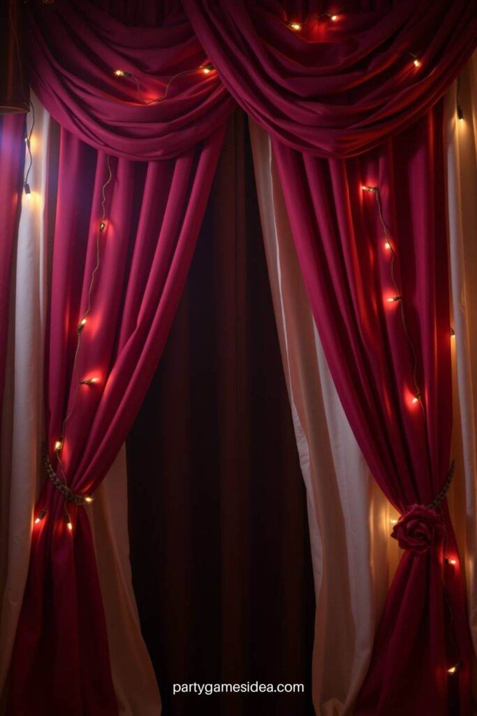 Romantic Curtain Backdrop