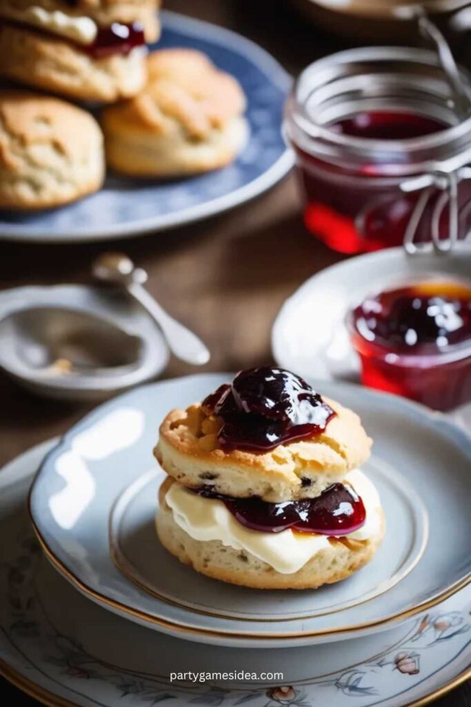 Scones with Clotted Cream and Jam