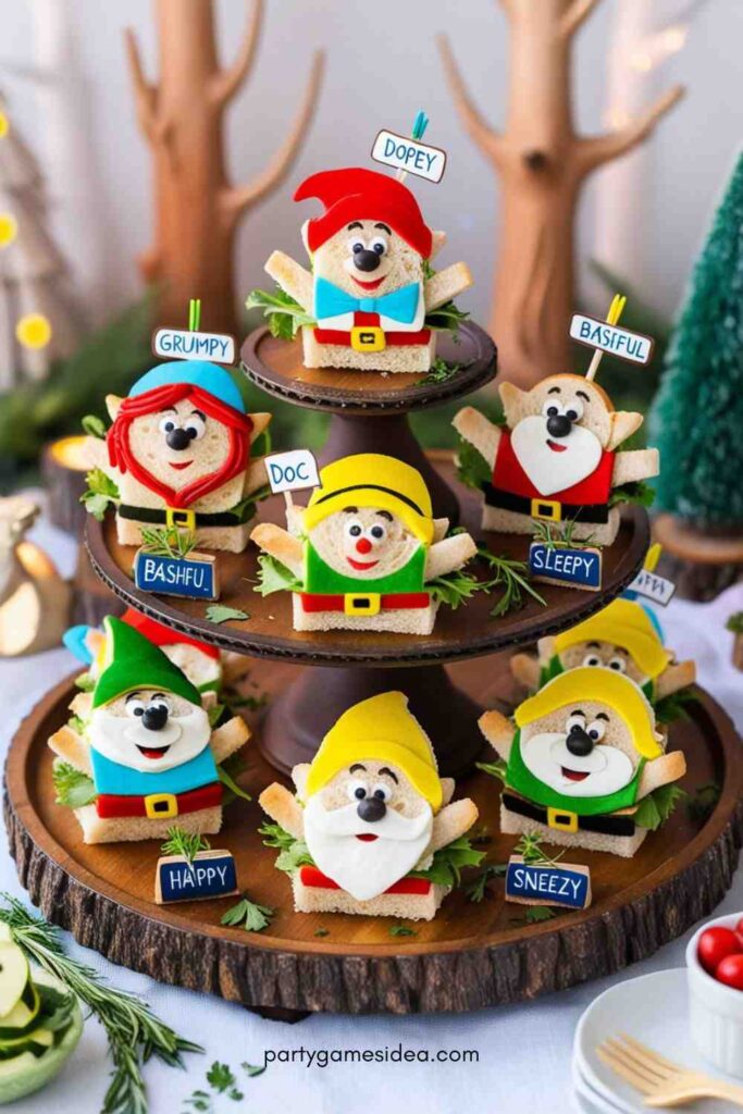 Seven Dwarfs Mini Sandwiches