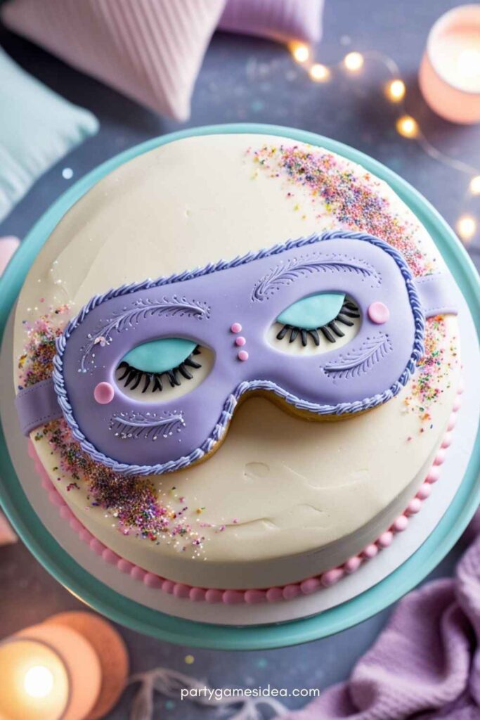 Sleep Mask Cake