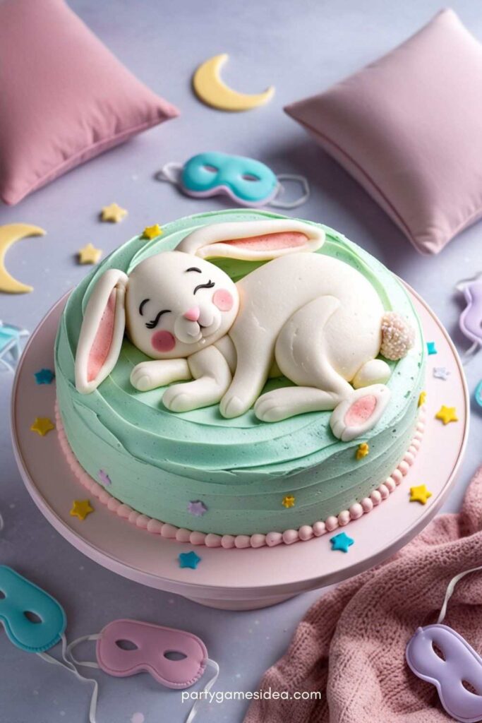 Sleeping Bunny Cake