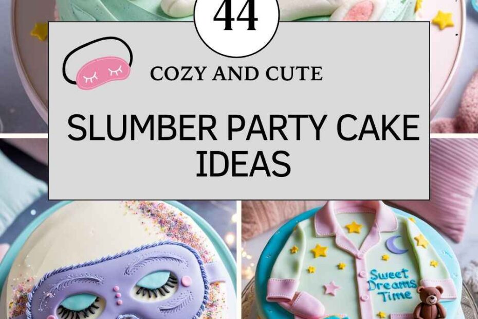 Slumber Party Cake Ideas