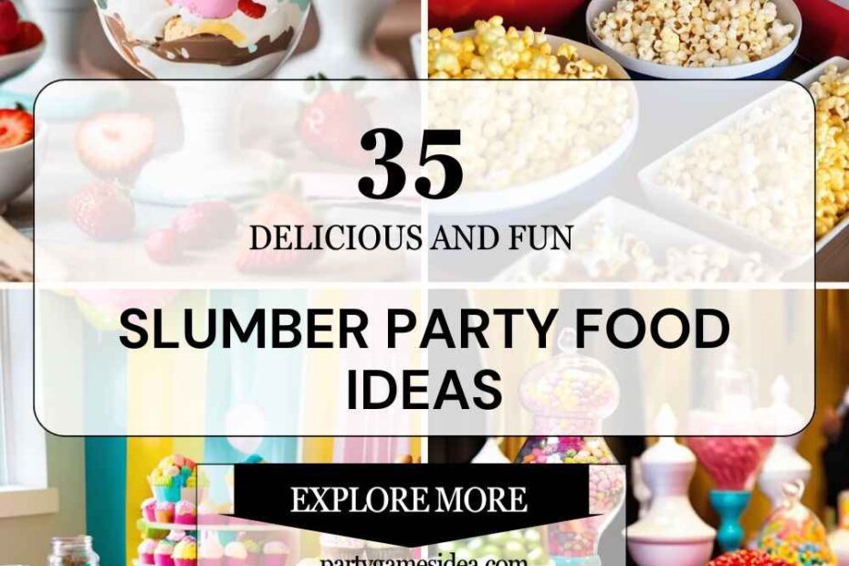 Slumber Party Food Ideas