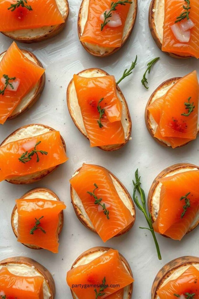 Smoked Salmon Canapés