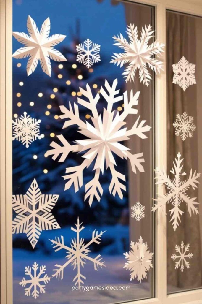 Snowflake Window Clings