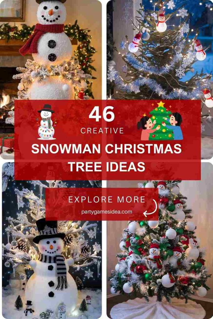 Snowman Christmas Tree Ideas