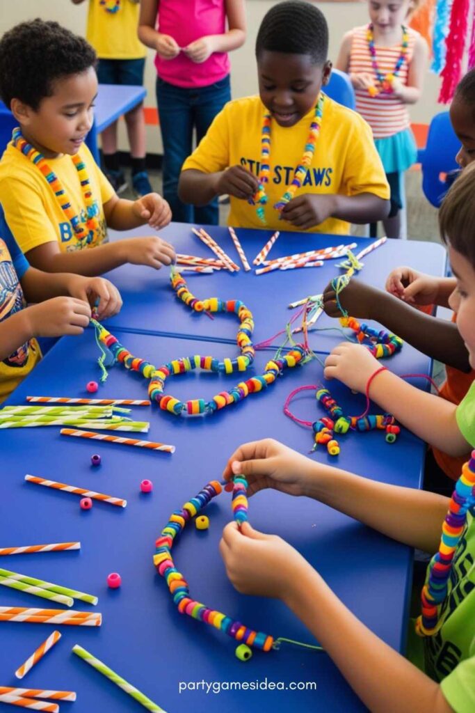 Straw Bead Garland