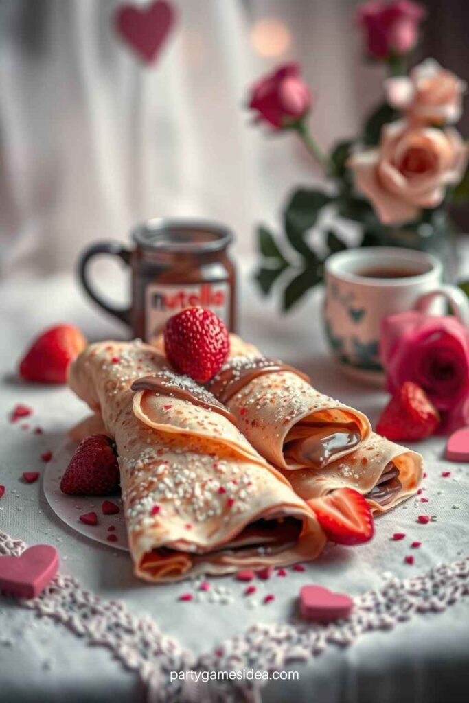 Strawberry & Nutella Crepes