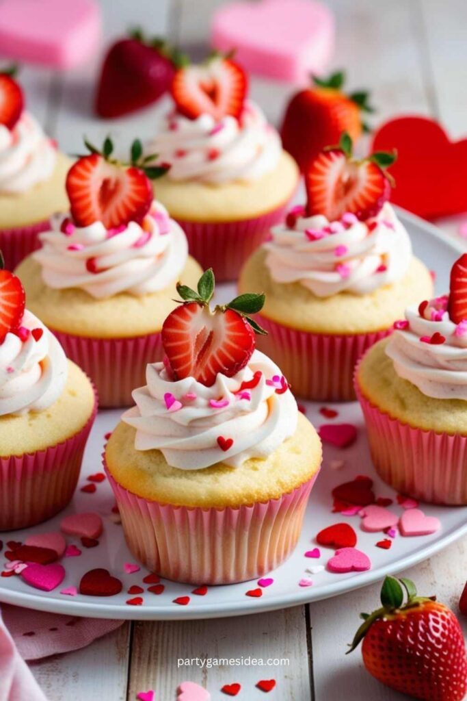 Strawberry Shortcake Cupcakes