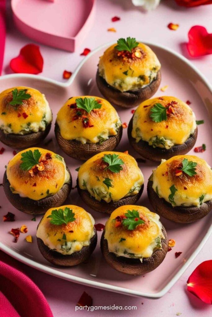 Stuffed Mushrooms with Cream Cheese and Herbs