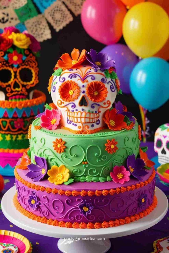 Sugar Skull Cake