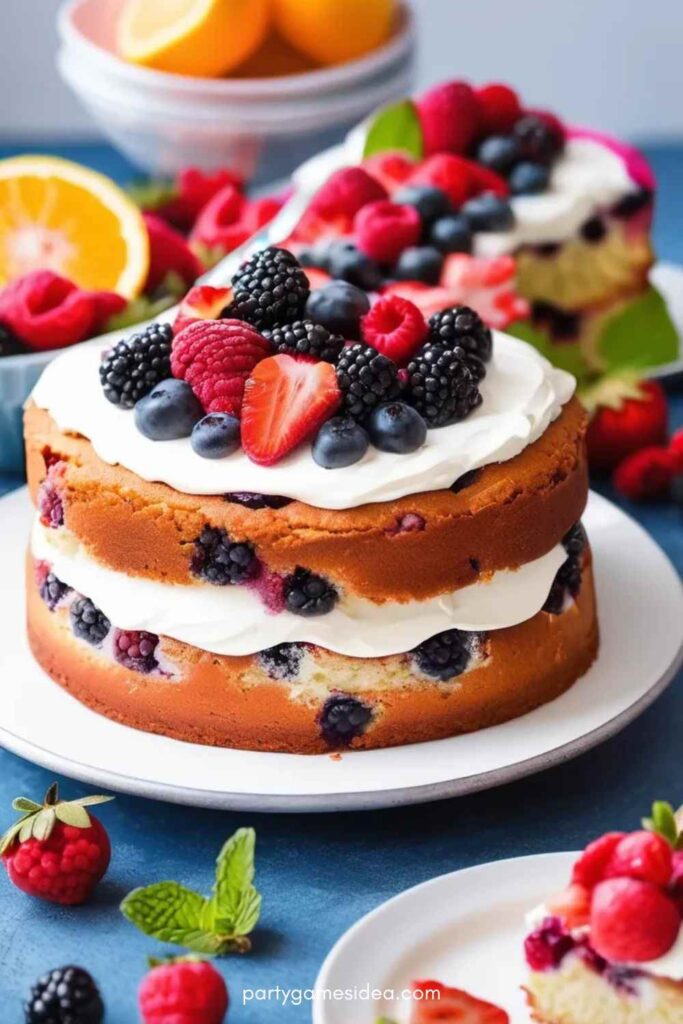 Summer Berry Cake