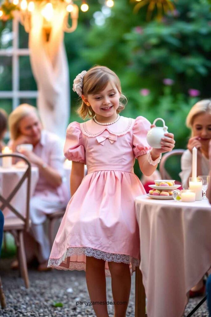 Tea Dress with a Peter Pan Collar