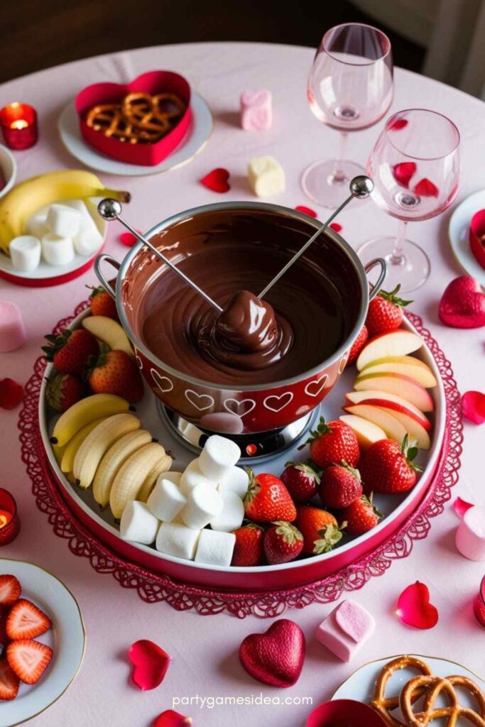 Valentine's Chocolate Fondue