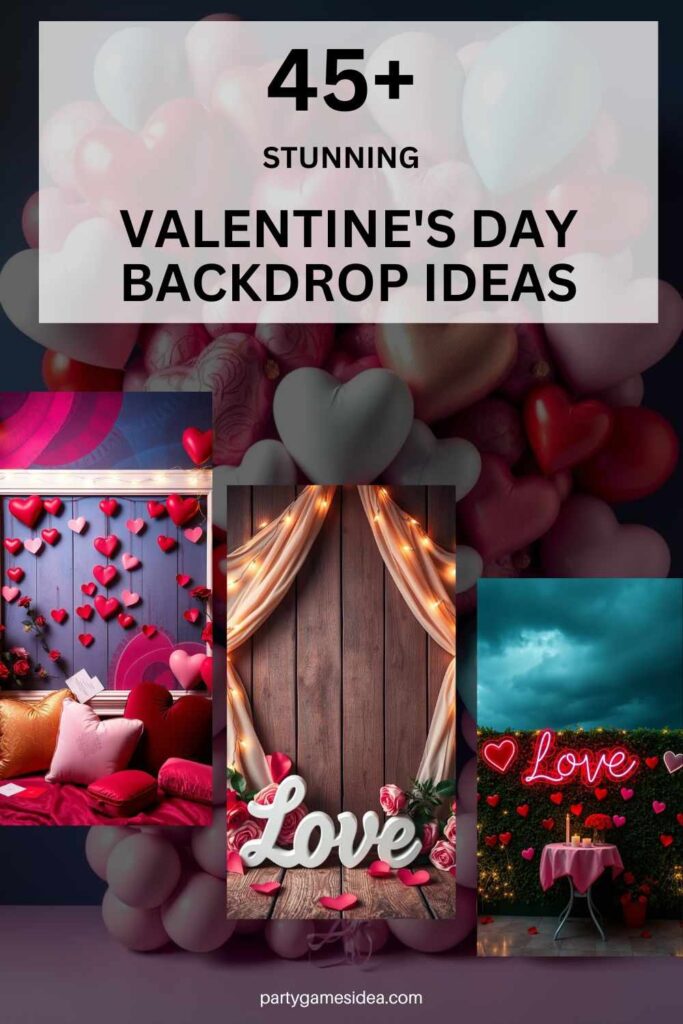 Valentine's Day Backdrop Ideas