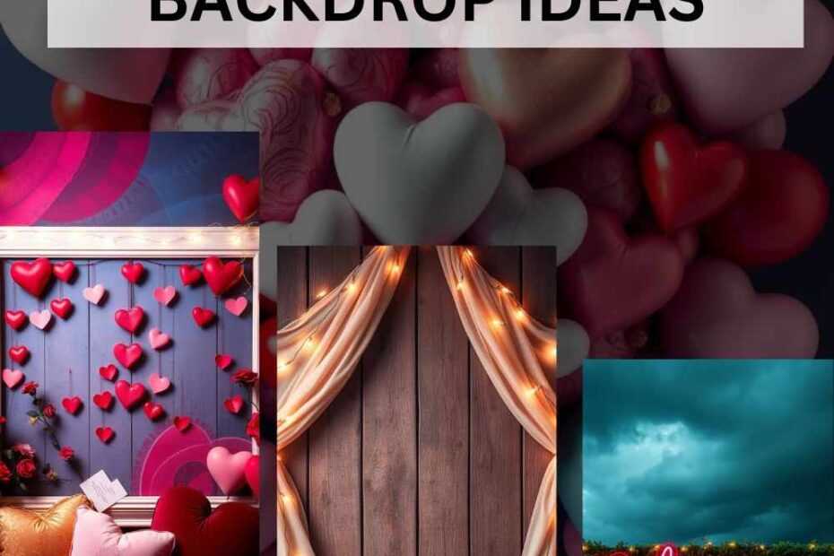 Valentine's Day Backdrop Ideas