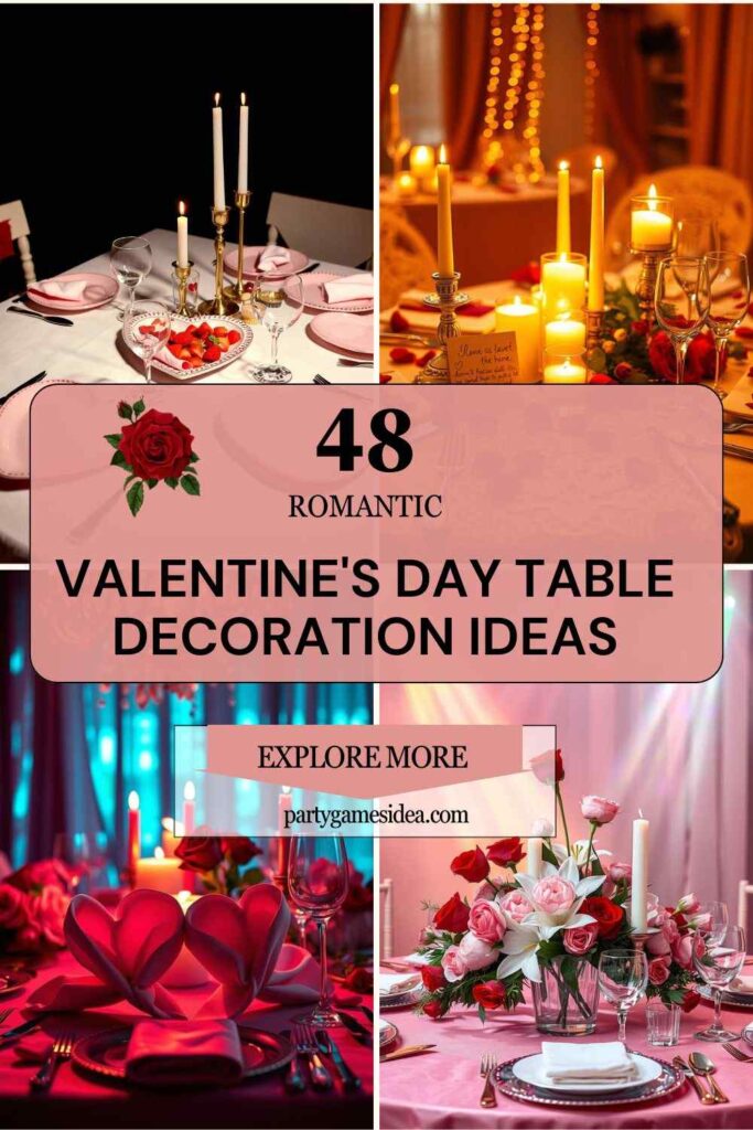 Valentine's Day Table Decoration Ideas