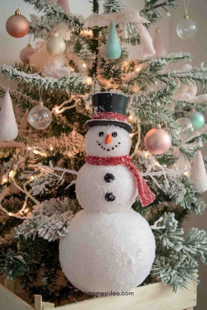 Vintage Snowman Tree