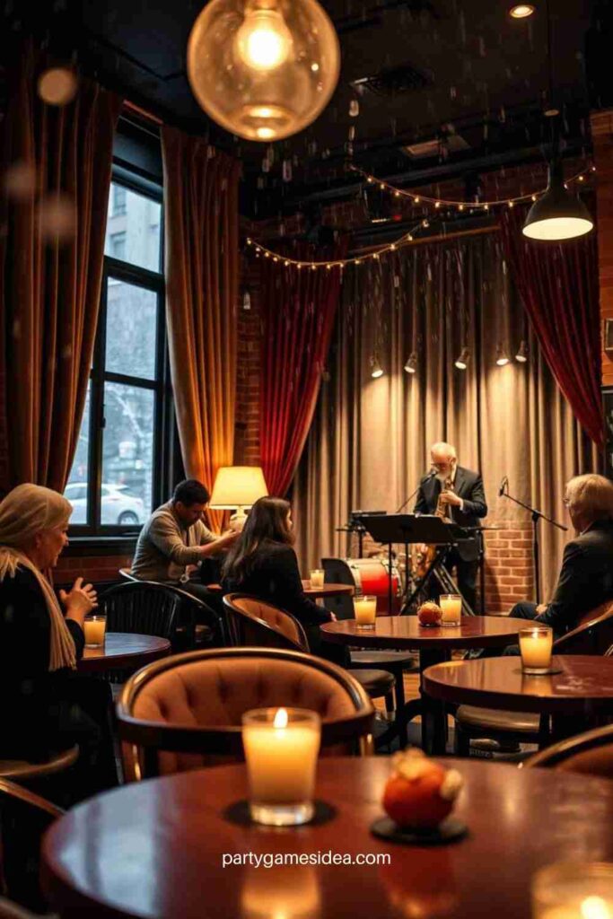 Visit a Cozy Jazz Club