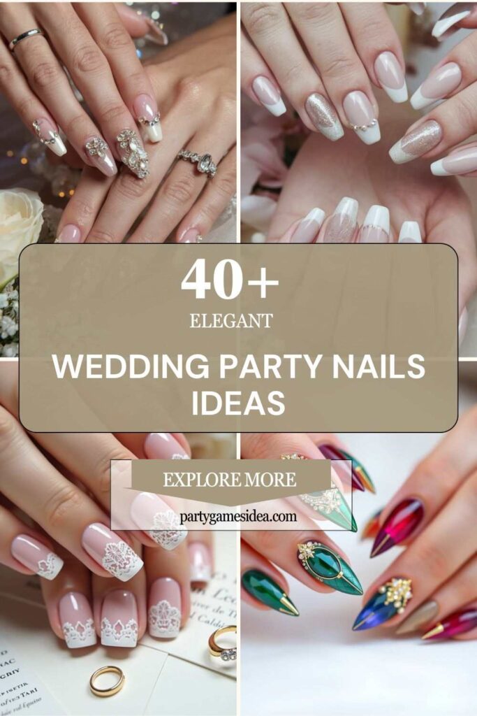 Wedding Party Nails Ideas